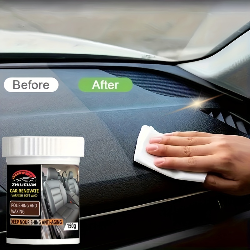 Car Refurbishment Cream - Repairs dashboard and leather seats, enhances tire gloss, crystal like smoothness - Car Maintenance