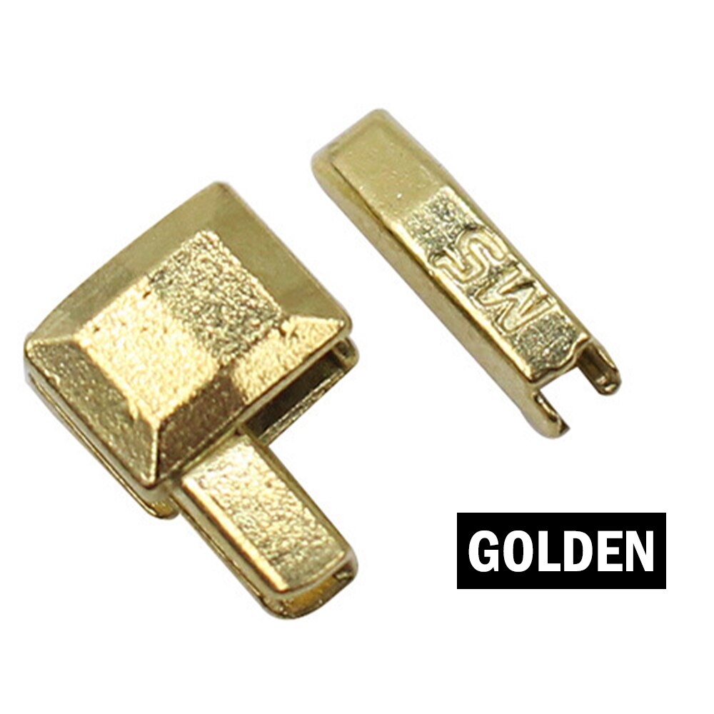 10 Teile/sätze Metall Reparatur Reißverschluss Stopper Offene Ende Reißverschluss NäHenne Stopper Zubehör Reißverschluss M5T9 DIY Für Kleidung
