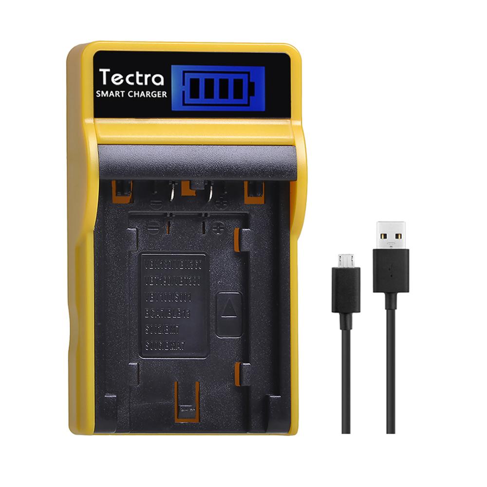 3pc CGA-S006 DMW-BMA7 S006 CGR-S006E CGA S006 batería Li-Ion + cargador USB con LCD para Panasonic DMC FZ7 FZ8 FZ18 FZ28 FZ50 FZ30: only 1pc charger