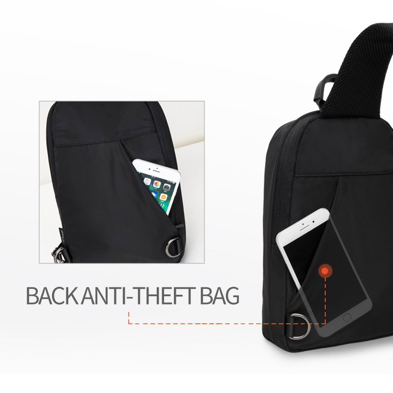 Héroïque chevalier hommes messagers poitrine sac multifonction sacs à bandoulière 9.7inchs Pad poitrine Pack pour hommes court voyage sac à bandoulière