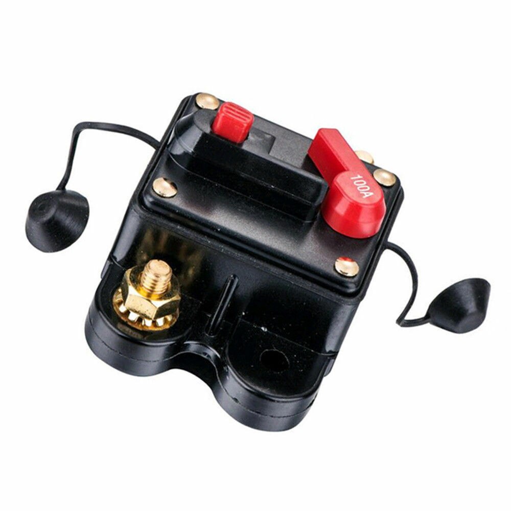 12 V-24 V Dc 50A 60A 80A 100A 150A 200A 250A 300A Home Auto Solar Systeem Waterdicht Circuit breaker Reset Zekering Inverter