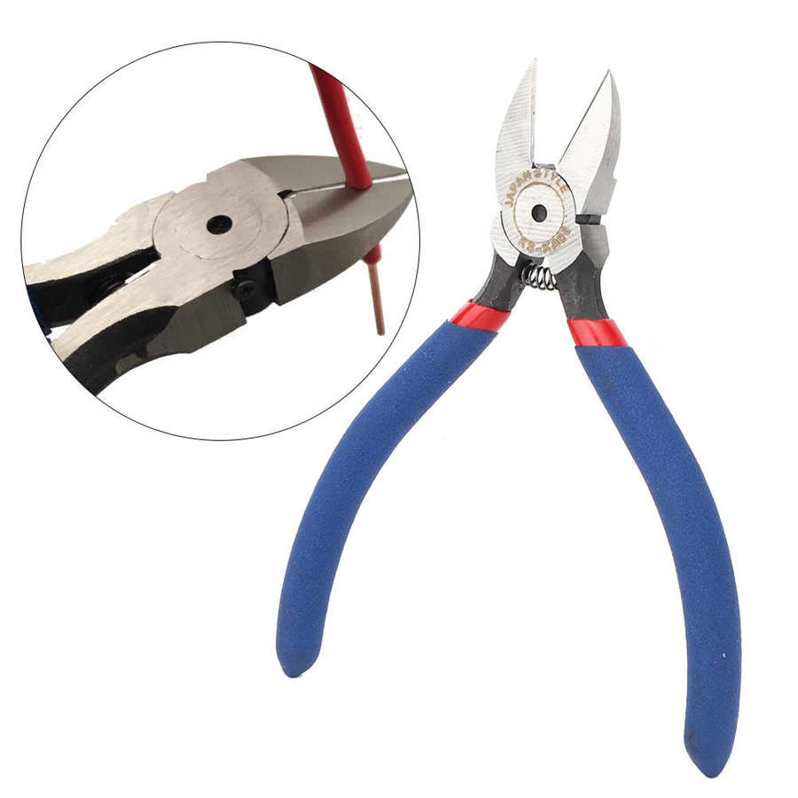 CNC Machine Parts Machine Parts Diagonal Plier Hand Cutter DIY Repair Tool Hardware Accessory Chrome Vanadium Alloy