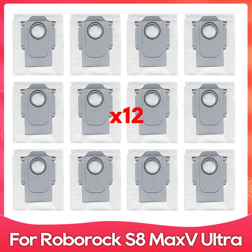 Geschikt Voor ( Roborock S8 MaxV Ultra ) Reserveonderdelen voor Robotstofzuiger Hoofdzijborstels Dweildoeken Hepa-filters Stofzakken Accessoires: MULTI