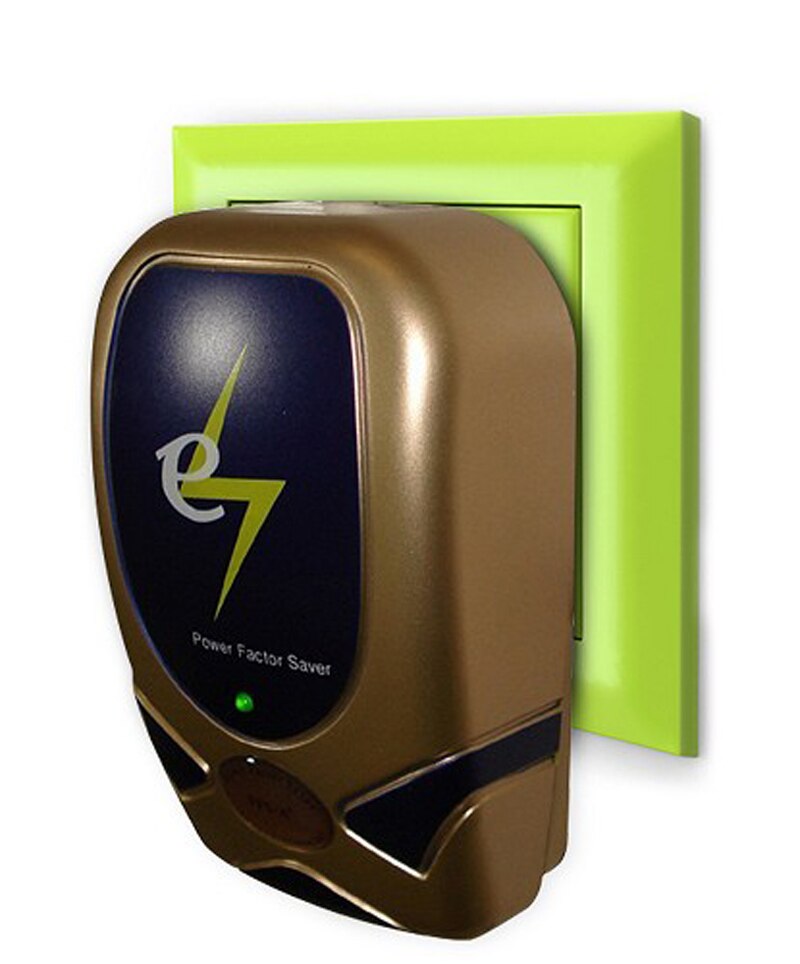 AHORRADOR DE ENERGIA consumo de ELECTRICIDAD Visto en TV Reductor gasto de LUZ directo a cialquier enchufe de la casa. Comodo, f