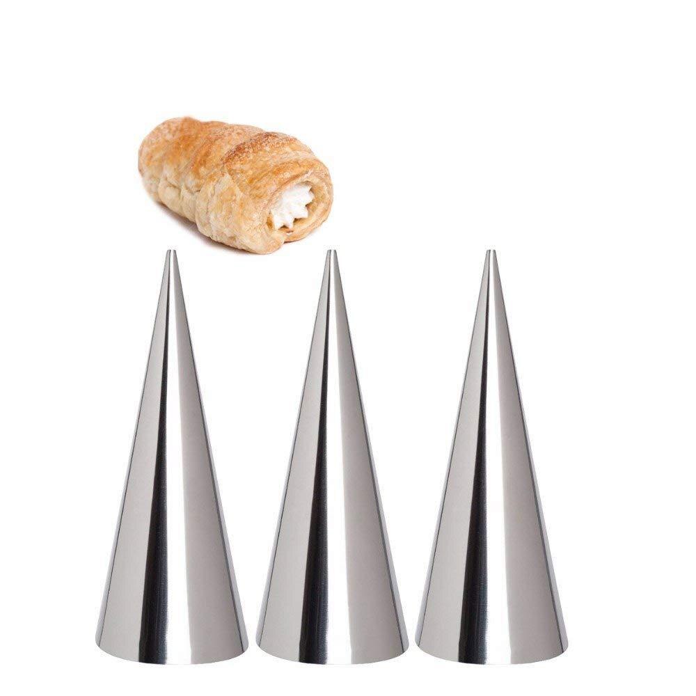 Baking Pastry Tools Plastic Croissant Cutter Mold Roll Croissant Maker Machine Bread Line Mould Dough Sheet Kitchen Accessories: s-5pc