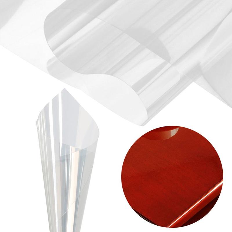 Selvklæbende gennemsigtig film til møbler marmor træ desktop beskyttende film bordplade klistermærker