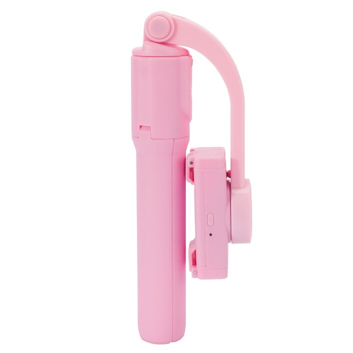 H5 Phone Stabilizer 1-Axis Handheld Tripods Bluetooth Control Portable Chargeable Mobile Gimbal For XiaoMi Shoot Dropshiping: Pink