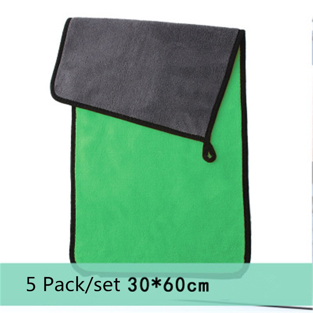 5 sztuk ściereczki robić czyszczenia samochodów z mikrofibry, ultra-gruby ręcznik robić wycierania auta ściereczka z mikrofibry robić samochodu i polerowania w domu mycie detalowanie: Złota