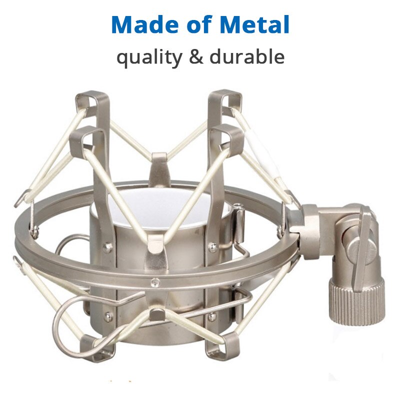 Metal Microphone Shock Mount Studio Karaoke Condenser Microfone Mikrofon Holder Shockproof Mic Stand bm 800 Microphone Stand