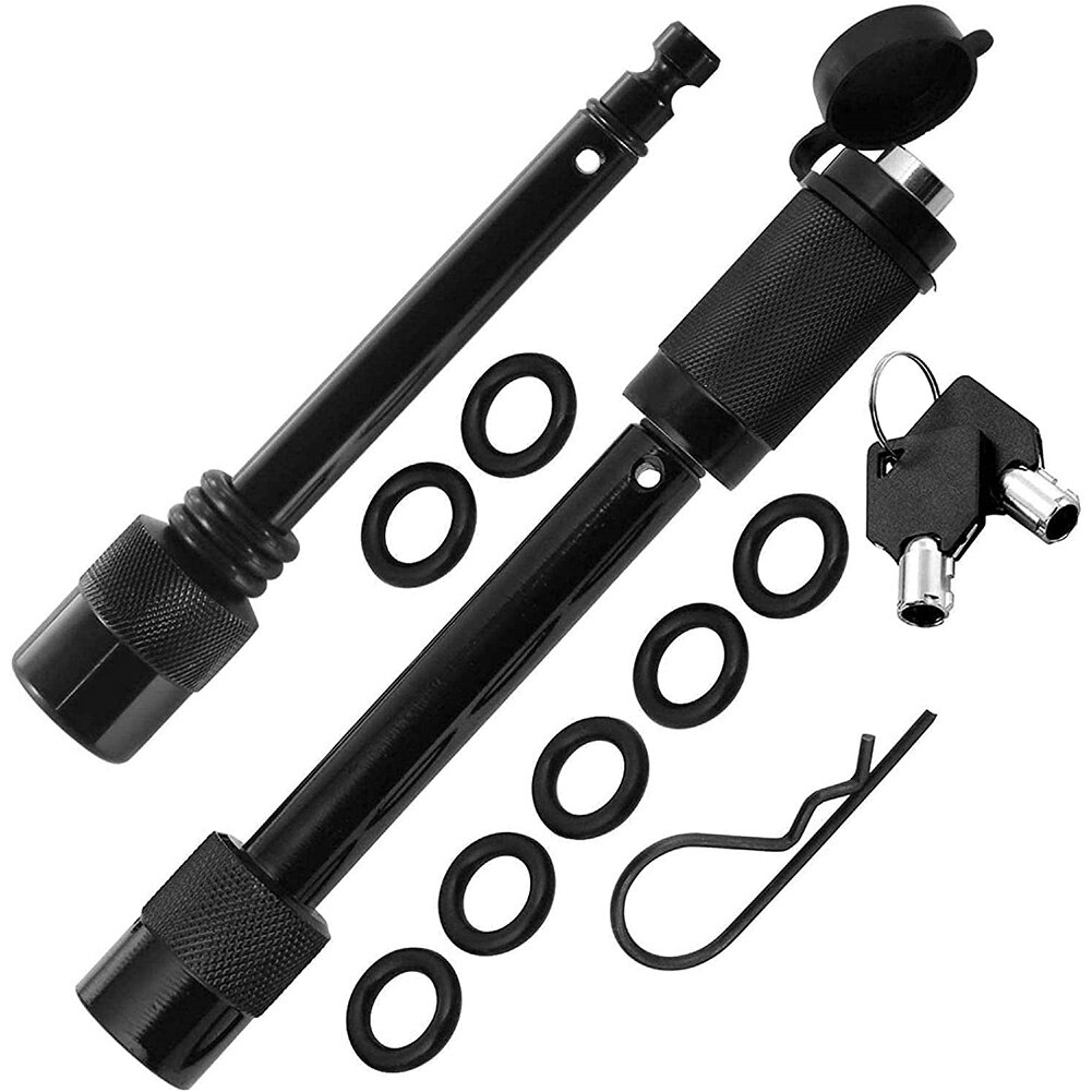 Trailer Hitch Lock Anti-theft Trailer Hitch Pin Lock Coupler Latch Kits with Keys for RV Truck Tow Receiver