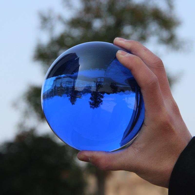 8 styles 40/50mm colour Clear Glass Crystal Ball model for Photography Props Home Decoration