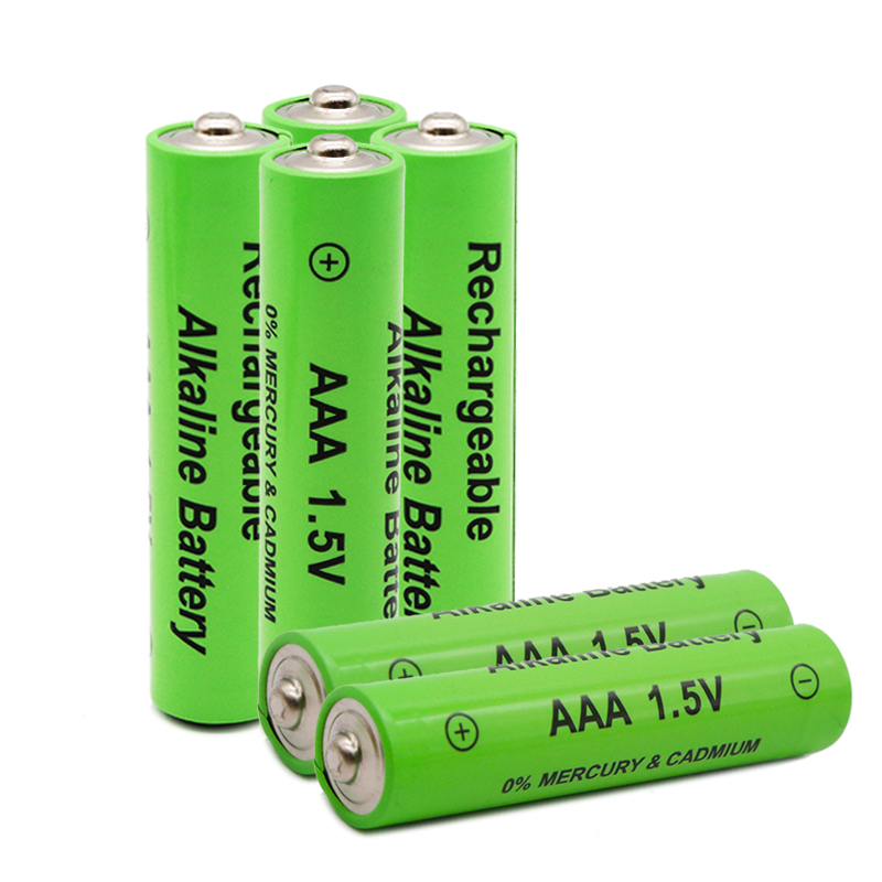 Batería alcalina AAA 2100mah 1,5 V, batería recargable AAA para mando a distancia, batería de juguete ligera,