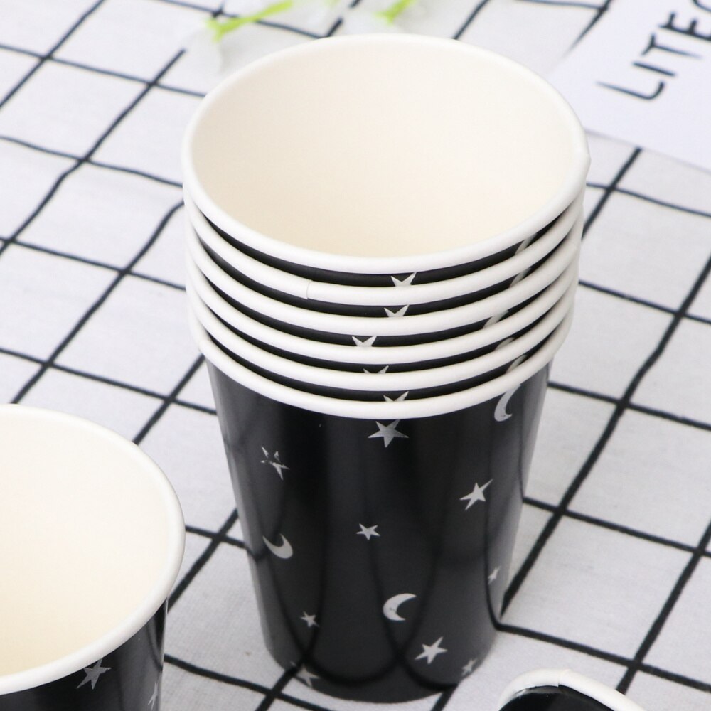 48pcs Disposable Paper Plates Party Supplies for Wedding Baby Shower Festival Birthday