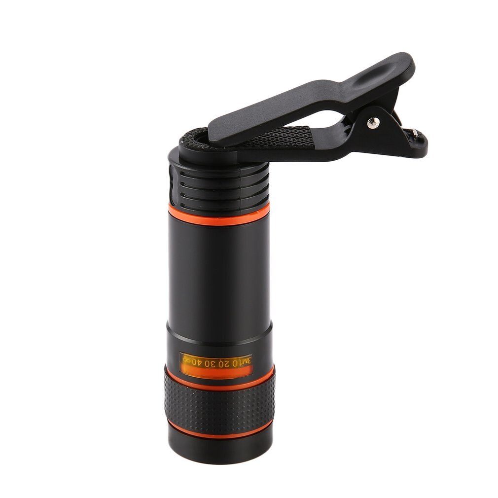 8X 12X Universele Zoomlens Telelens Zoom Effect High-Definition Lens Lange Focus Monoculaire Telefoon Telescoop Voor Mobiele telefoon