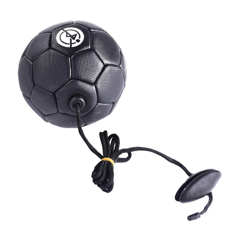 Balón de entrenamiento de fútbol N0HA, balón de fútbol inteligente juvenil con correa para malabares, Control de pie, práctica de patadas, cordón ajustable: B 2BK
