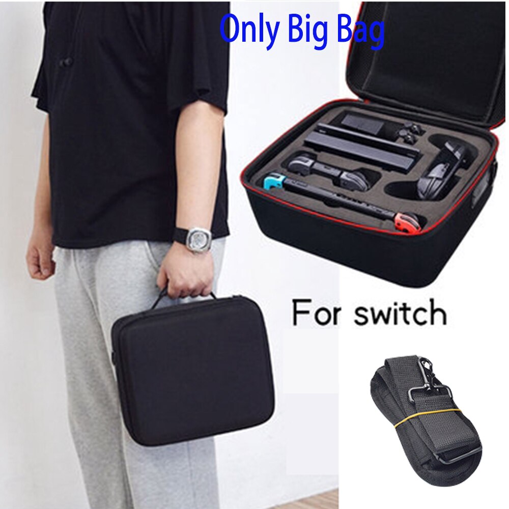 Dla Nintendo Switch NS akcesoria konsola Deluxe futerał do przechowywania Nitendo przenośna walizka na walizkę Nintendo Switch: E