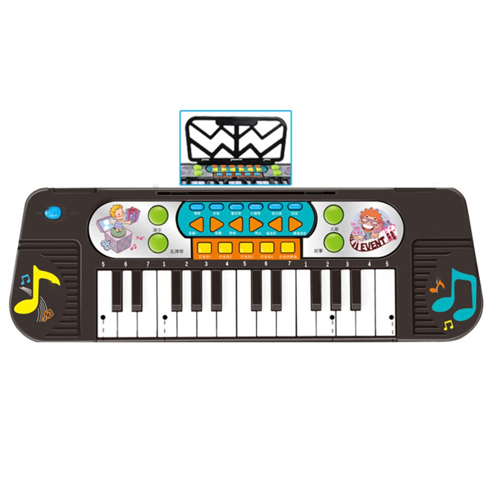 1pc elektronisk orgellegetøj sjovt interessant pædagogisk musik pædagogisk legetøj simulering klaver til børn drenge
