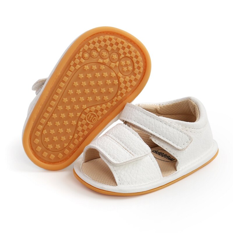 Sandali estivi per bambini pantofole per bambina ragazzo bambini primi camminatori scarpe PU 0-18 mesi 2021: W / 7-12 mesi