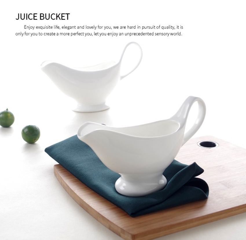 Boat steak gravy boat container plate tableware soy sauce vinegar spice dish seasoning plate kitchen Milk Jugs Beef Steak Juice