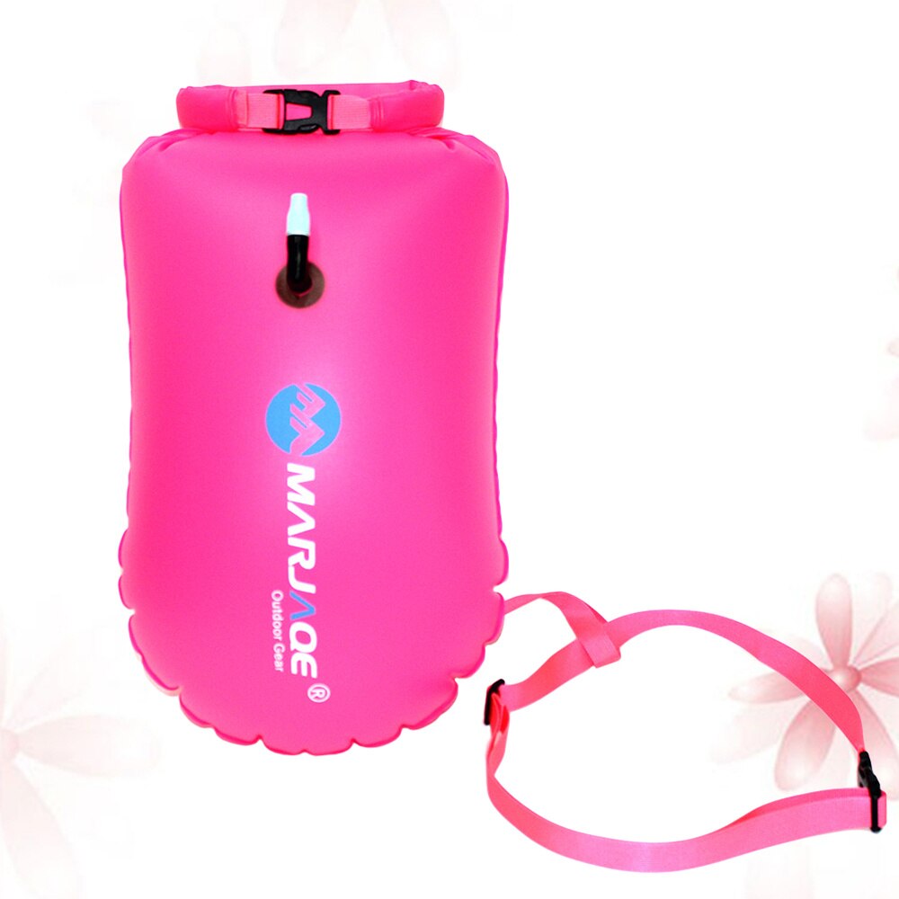 20L Waterproof Dry Bag - Inflatable PVC Buoy - for Boating, Kayak, Fishing, Rafting, Swimming, Camping: Rosy