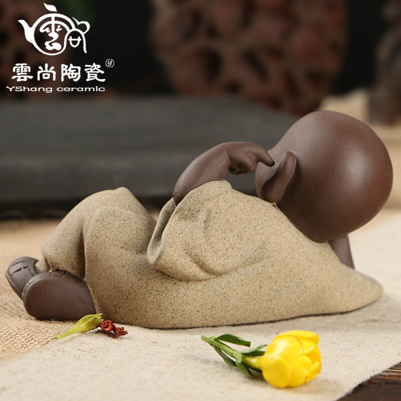 Yunshang fioletowy mała mnichów herbaty butiku dla zwierząt domowych herbata dla zwierząt domowych akcesoria robić herbaty wykwintne ręcznie ozdoby S