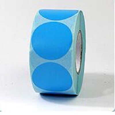 800 pcs Size 40mm Roll Sticker Thermal Label Sticker Printer Paper For Thermal Printer Water proof Oil proof Scratch proof: Blue  800  pcs