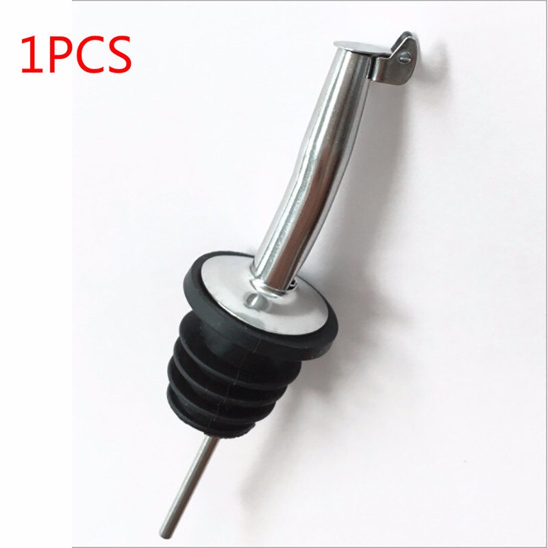 Stainless Steel Wine Pourers With Lid Environmental Protection Pour Spout Cocktail Shaker Pouring Device Wine Stopper Dispenser: 1PCS