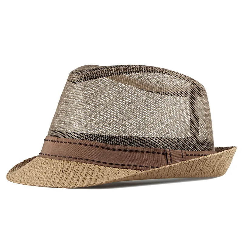 Retro mænd fedoras top jazz filt bred skygge hat vintage par kasket vinter chapeau sommer bowler hatte kasket udendørs: 22