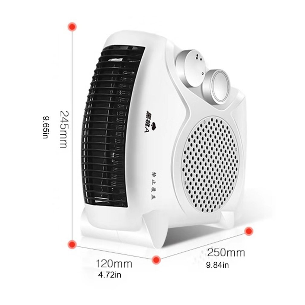 Mini Vertical Horizontal Dual-Use Heater Desktop Heater Home Bedroom Living Room Heater Office Mini Electric Heater