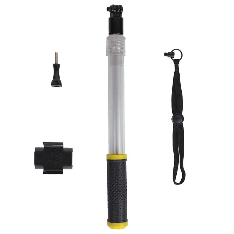 Waterdichte Selfie Stick Voor Gopro Uitschuifbare Transparante Floaty Pole Voor Gopro Hero Camera 14-24Inch Waterdichte Telescopische Ha