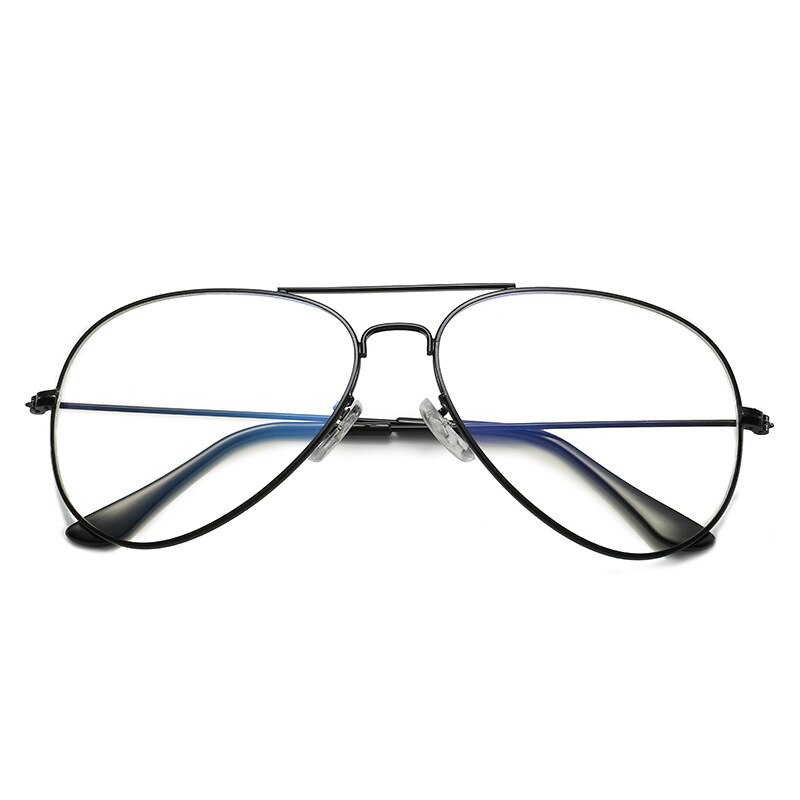 SGYOUWANT-Gafas de estilo aviador para hombre y mujer, lentes transparentes con montura dorada, clásicas, para leer