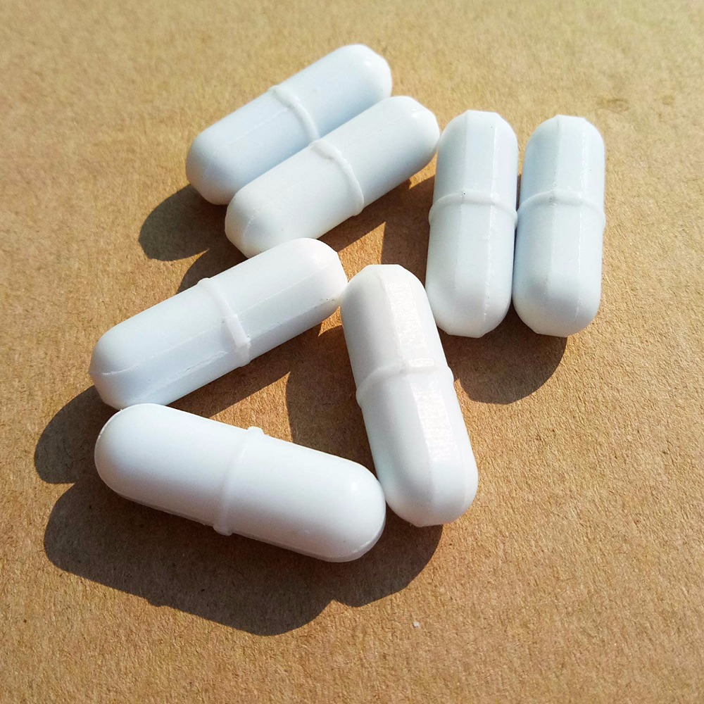 Agitador magnético com anel pivô, barra de agitação magnética para laboratório com anel pivô, 2 peças, 8mm x 30mm