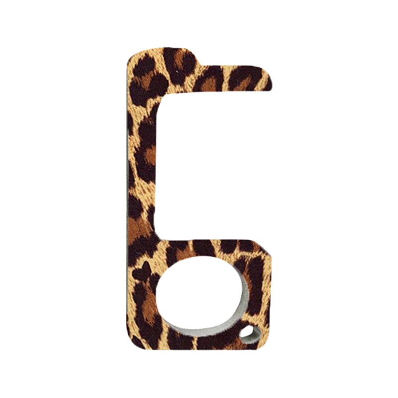 Portable Non-Contact Door Opener Stylus Elevator Keychain Tool Hygienic Keychain Open Doors Press Elevator Button Tool: B