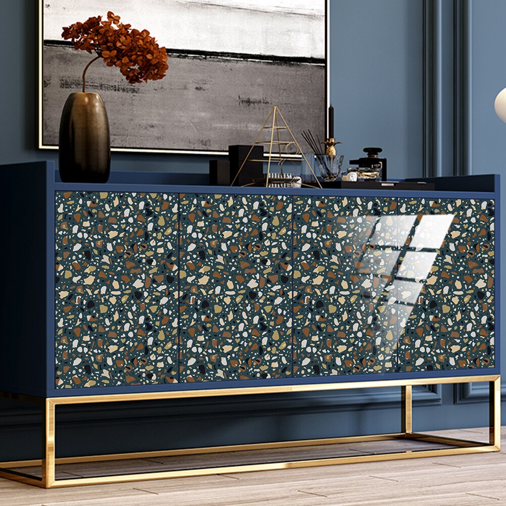 10Pcs Retro Ceramic Floor Tile Stickers Self Adhesive Ceramic Waterproof Wallpapers Art Diagonal Floor Stickers Kitchen Decor