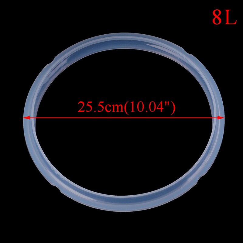 17.5-25.5cm Pressure Cooker Gaskets Rubber Gasket Part Silicone Sealing Ring For Pressure Cooker Seals Ring: 8L