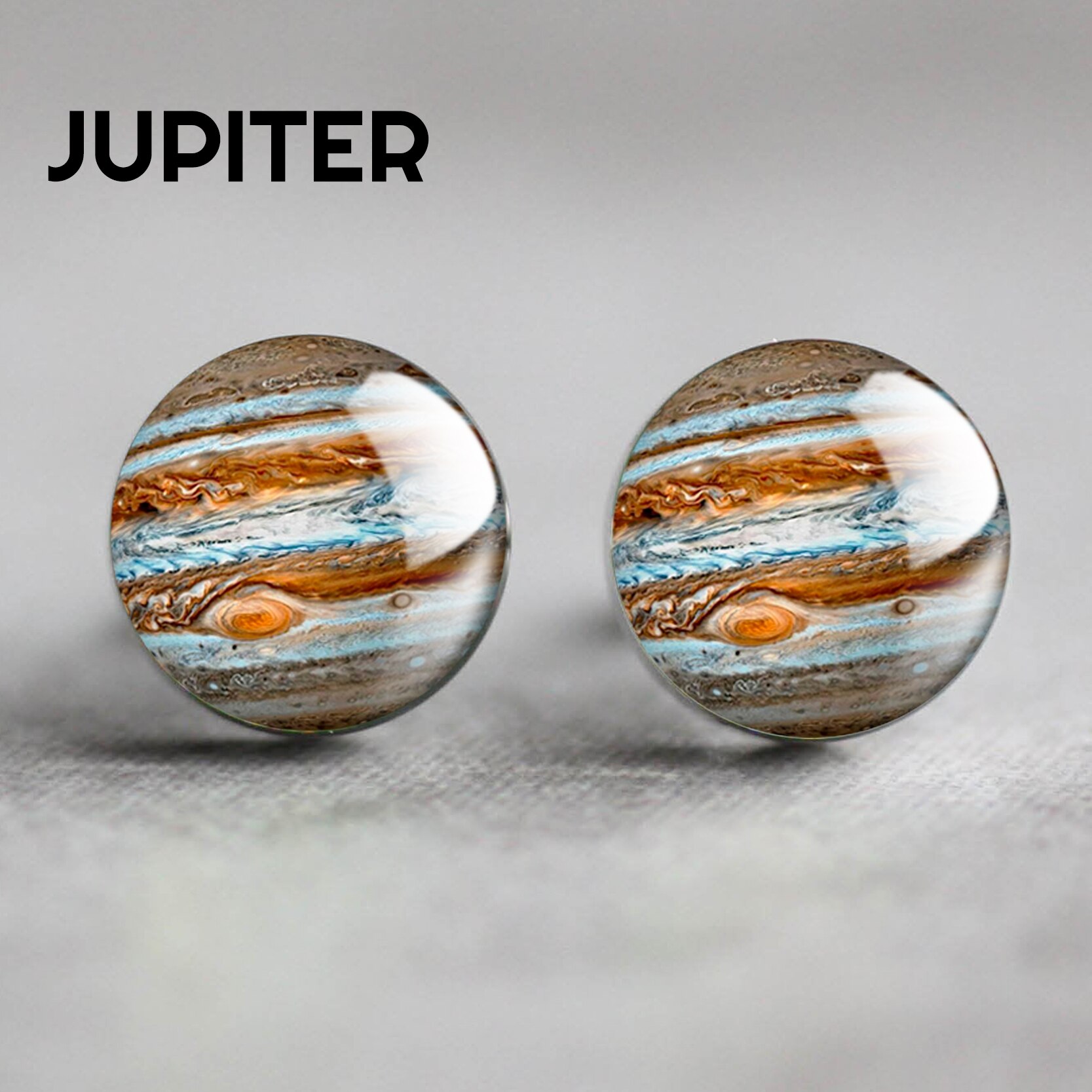 Moon Solar System Planet for Men Wedding Cufflinks Galaxy Nebula Earth Sun Jupiter Jewelry Suit Shirt Cuff Links