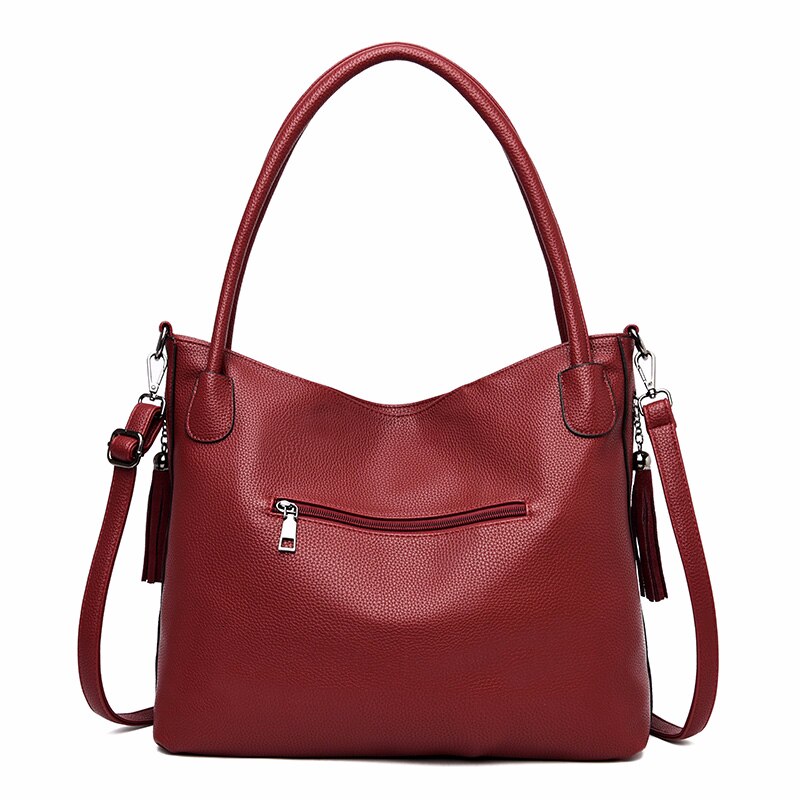 Luxe Handtassen Vrouwen Tassen Solid Soft Lederen Schoudertas Vrouwelijke Sac A Main Dames Handtassen Luxe Sac EEN belangrijkste