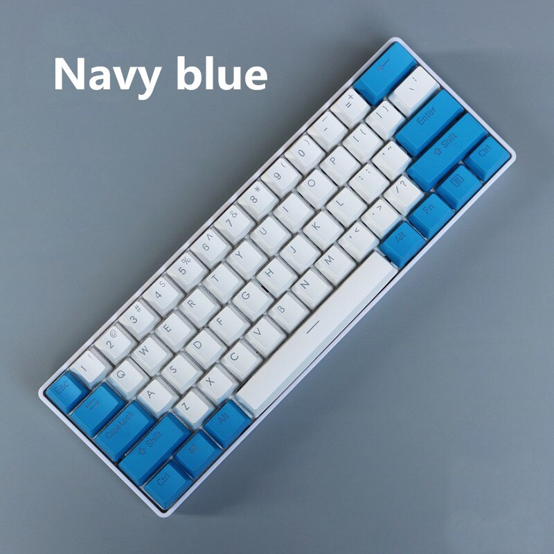 PBT keycap Poker2 gh60 61 keys are available in a variety of colors, suitable for most mechanical keyboards: 10