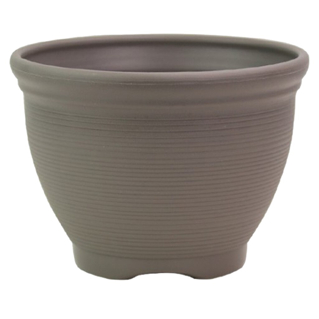 Pot de fleur en résine-Pot de fleur léger résistant aux intempéries pour intérieur et extérieur, maison, cour ou jardin: S