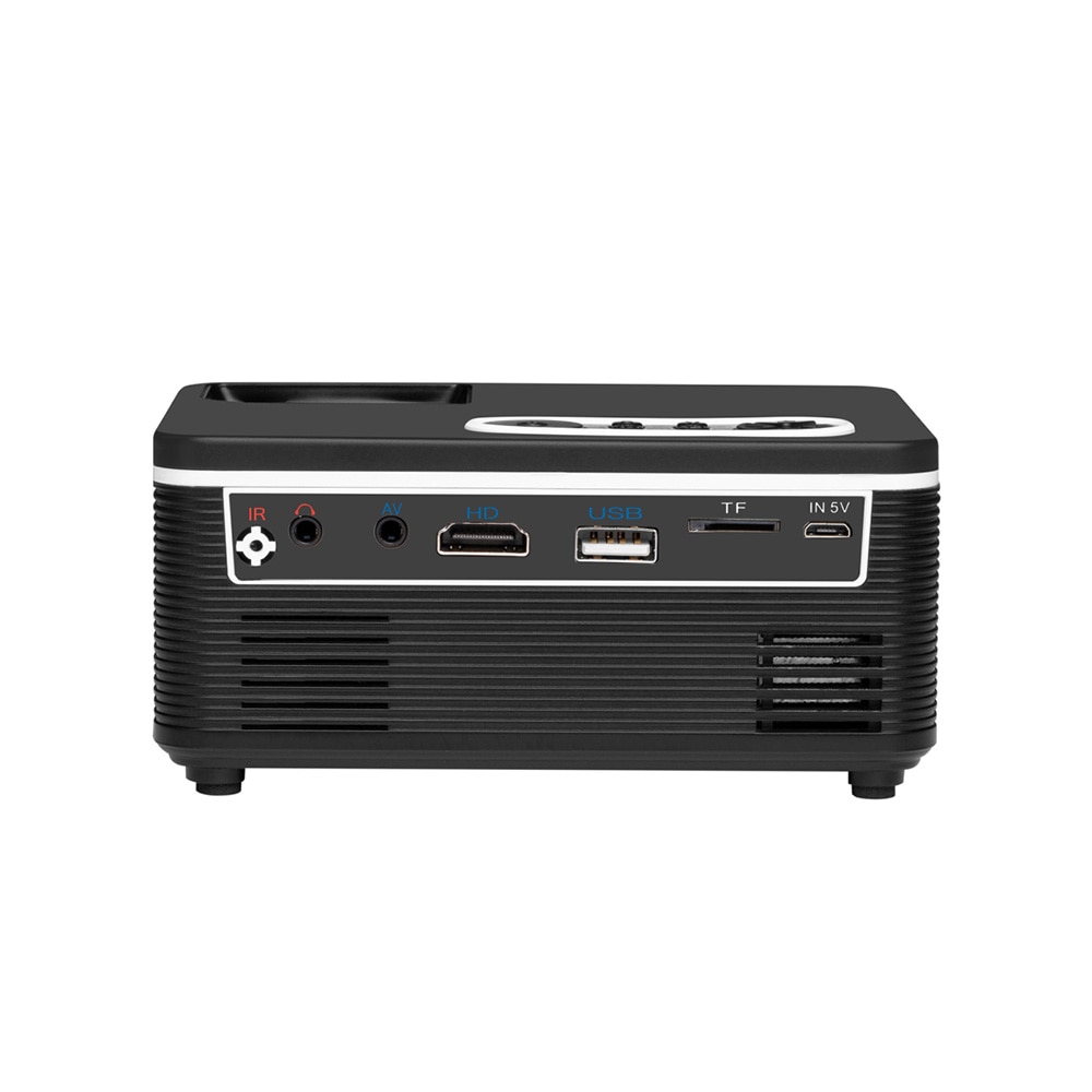 S361 Draagbare Mini Led Projector 320X240 Pixels 600 Lumen Projector Home Cinema Media Player Ingebouwde in Speaker