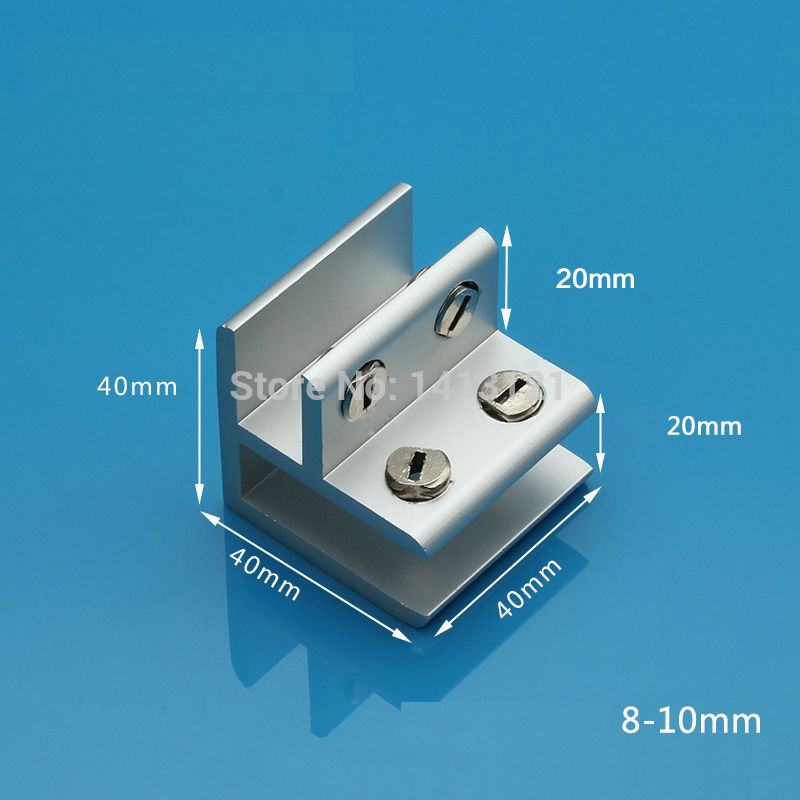 10mm aluminium glas klemme f vindue klemme mappe hylde stik møbel hardware montering diy håndlavet