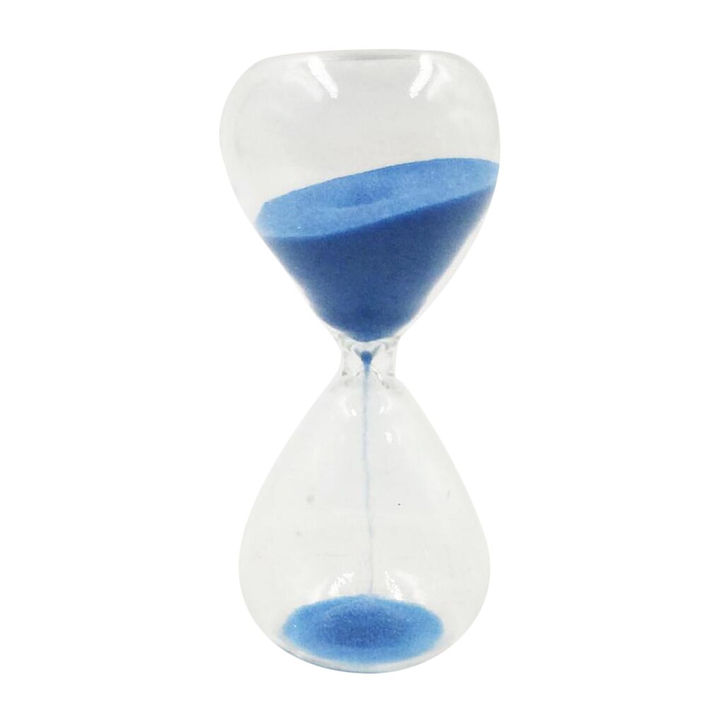 3 Minutes Sandglass Hourglass Sand Clock Timers Home Desktop Clock Blue