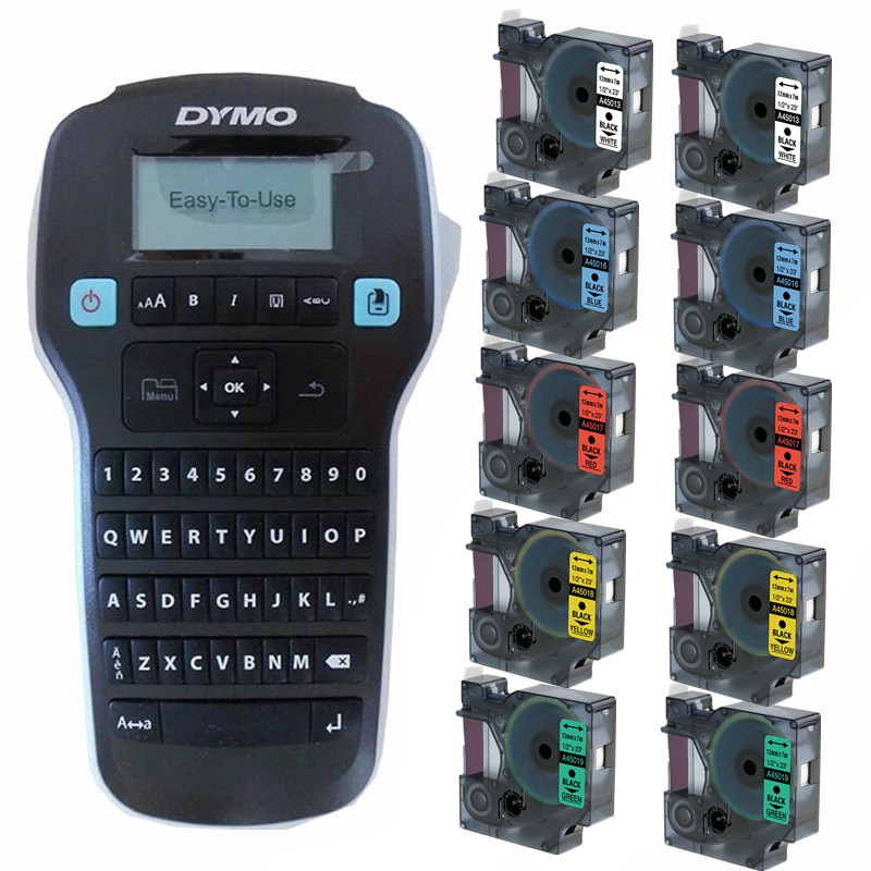 DYMO LM160 label machine English hand-held portable label printer LMR-160 stickers label printer 45013 45016 45017 45018 45019
