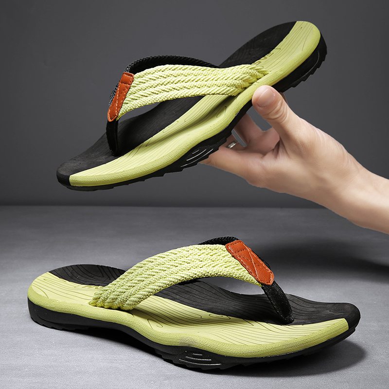 Xiaomi Youpin Hausschuhe Männer Sommer Schuhe Mischfarben Sandalen Männlichen Slipper Indoor Outdoor-Flip-Flops Bade Schuhe Hause Hausschuhe: Dark Khaki