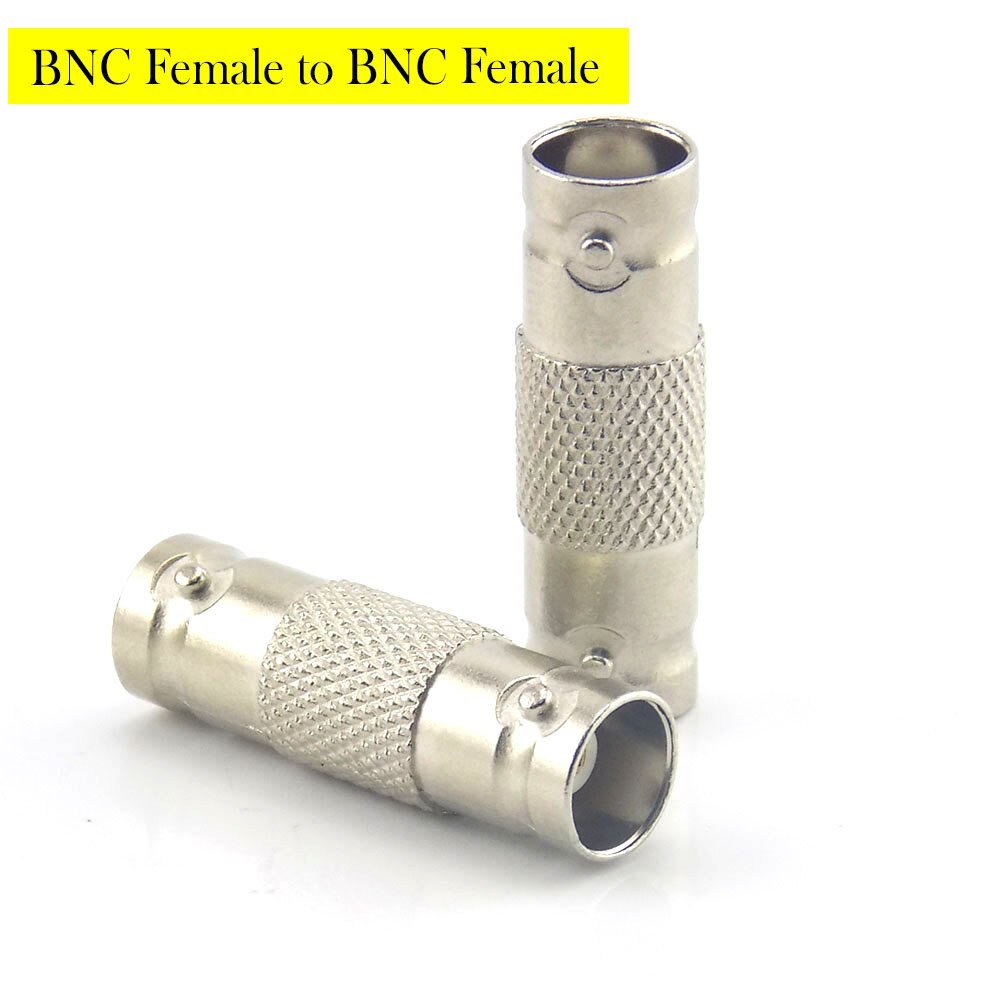 BNC Female Connector to BNC Female Coupler Adapter Connector Female Connector Plug For CCTV IP Camera 2/10pcs