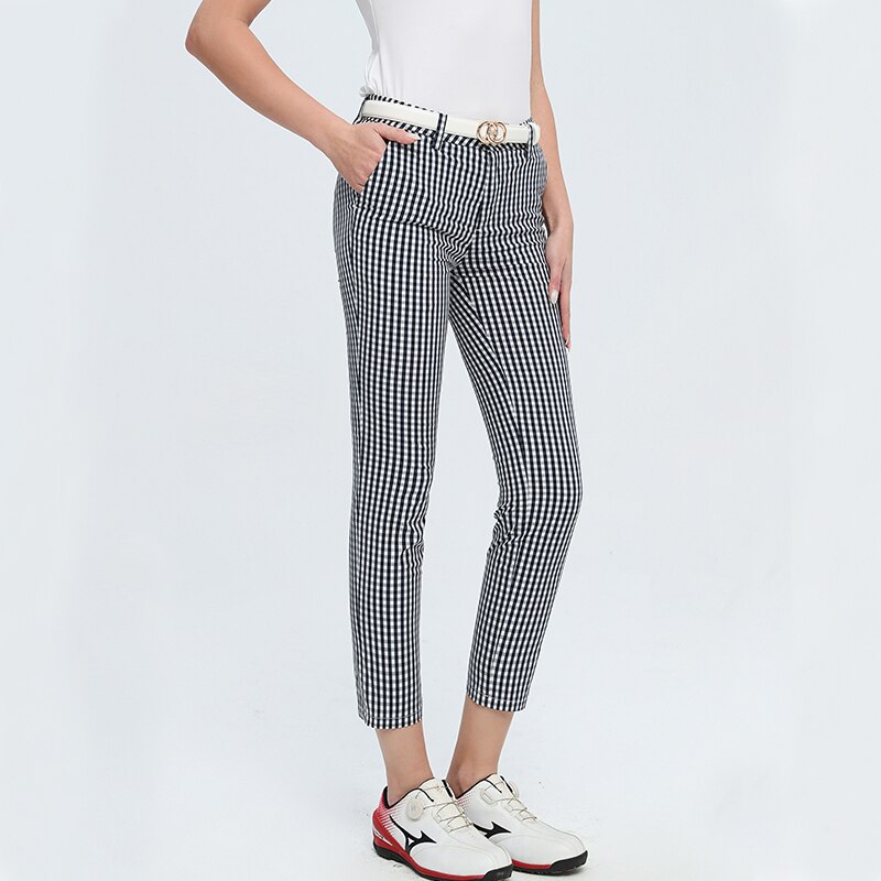 Oclunlc Neue Golf Hosen damen Frühling Sommer Dünne Golf Hosen draussen Sport Gitter Lange Hosen Damen Gerade Gamaschen