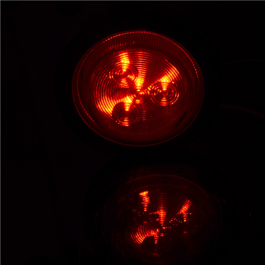 4Pcs/Set 12V Universal 2 Inch Round Side Marker Light Clearance LED Tail Lamp Indicator Blinker Grommet For Car Truck Trailer