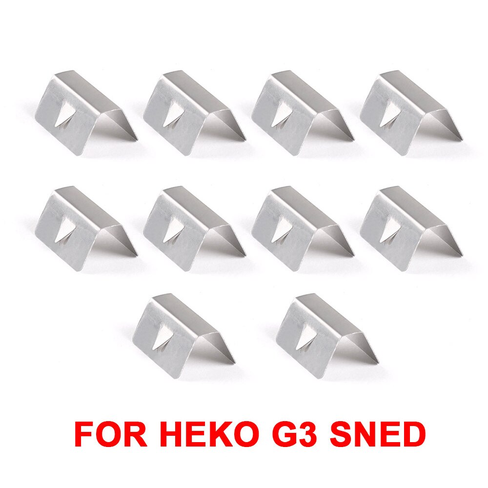 4/8/12Pcs Wind Deflector Clips Auto Wind Regen Deflector Kanaal Rvs Vaststelling Klemmetjes Fit voor Heko G3