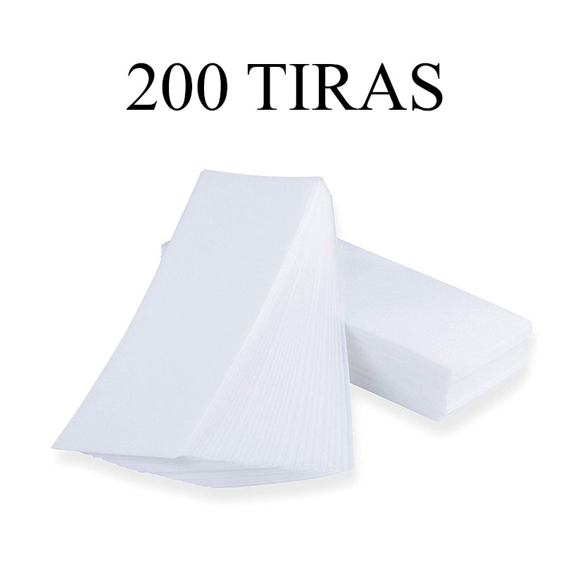 Rouleau de papier pour épilation, bande de cire non tissée de , bandes d&#39;épilation, bandes épilatoires, 100 à 1500 bandes de papier ciré, depuis l&#39;espagne,: 200 strips