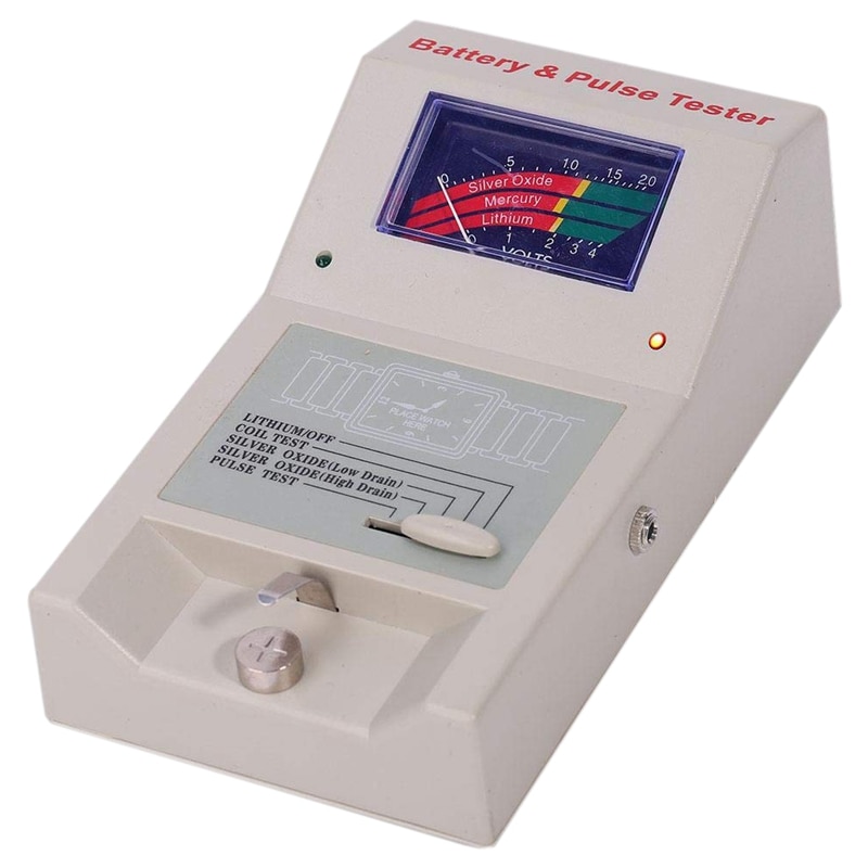 Ur batteri tester knapcelle, med aftagelig to-leder quick show batterier' sundhed velegnet til urmagere, ur reparation m